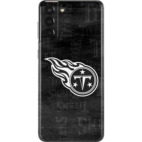 NFL Tennessee Titans Black & White Galaxy S21 Plus 5G Skin